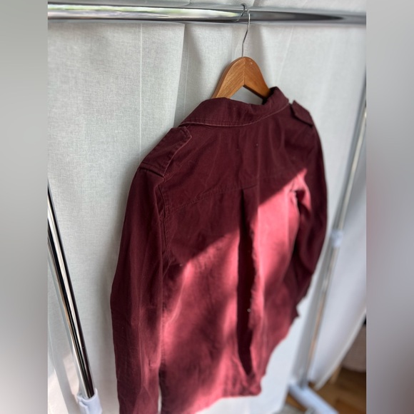 Maroon fall jacket. Light weight and stylish. Worn only once - Picture 3 of 5